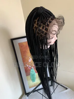 Wig ya Braids za Knotless - Glueless Full Lace