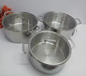 Seti ya Vipande 6 vya Sufuria za Chuma cha Kutolea Nguvu