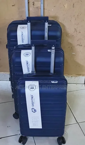 3-in-1 Unbreakable Goodpartner PP Rubber Suitcases - Size 4