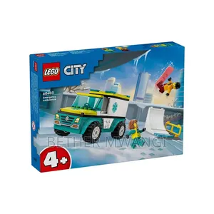 LEGO City Ambulansi ya Dharura na Mwendesha Snowboard (4+)
