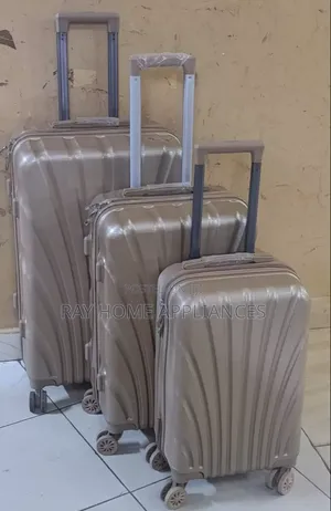 Set ya Mizigo 3-in-1 Kahawia Isiyovunjika - Size 4