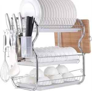 3 Layer Dish Rack - Chuma cha Kutuo