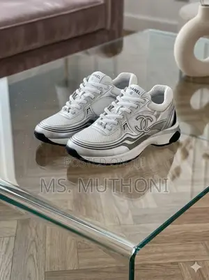 Chanel CC Logo Trainers Metallic Size 40-45