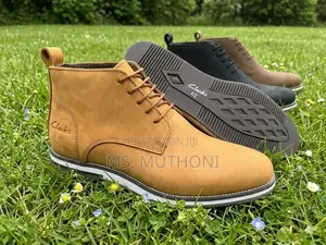 Clarks Wingtip Hybrid Sneaker Boots - Wanaume Saizi 40-45