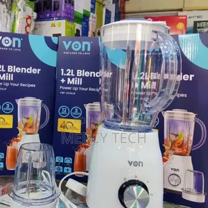 Von Blender 2-in-1 na Kopo la 1.5L & Kifaa cha Kusaga