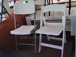 Viti Vipya vya Kukunja vya Ngozi Nyeusi (Seti ya 2)