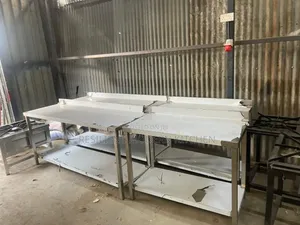 Meza ya Chuma cha Kutolea Nje ya Biashara 1120x560mm