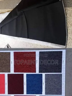Carpet ya Ukutani ya Delta Nyeusi 4mm kwa Ofisi/Jukwaa