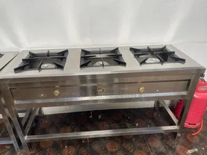 Jiko la Gesi la Burner 3 la Stainless Steel
