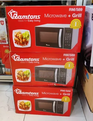 Ramtons RM589 Microwave yenye Grill (Silver)