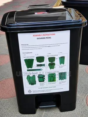 Kenpoly Pedal Bin Lita 50 - Mpya Kabisa