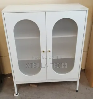 Imported Modern Shoe Storage Cabinet with Glass Door