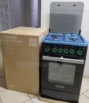 Syinix 50cm*55cm Jiko la Kusimama la Vichomeo 3 na Oven ya Umeme