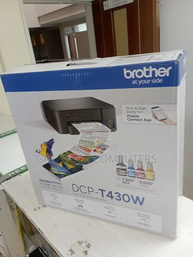 Brother DCP-T430W Printer ya Ink Tank Isiyo na Waya 3-in-1 - 1