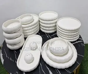 Set ya Kula ya Kifahari ya Keramik 27pcs