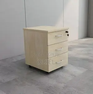 3-Drawer Wooden Office Filing Cabinet