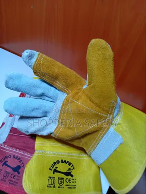 Durable Leather Safety Gloves