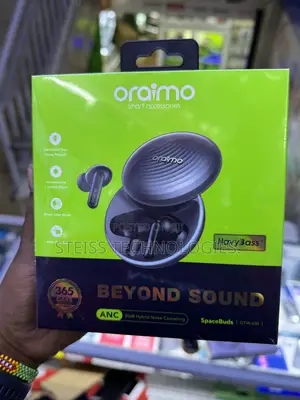 Oraimo Spacebuds Vipaza Sauti Visivyotumia Waya na ANC