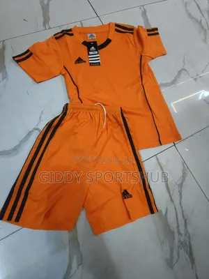Orange Kids' Polyester Uniform Jersey