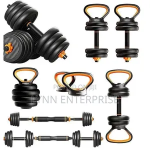 30kg Adjustable Kettlebell/Barbell Set