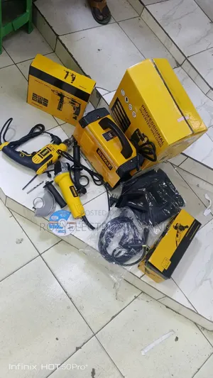 DeWalt Welding Combo: Welder, 4" Grinder, Drill
