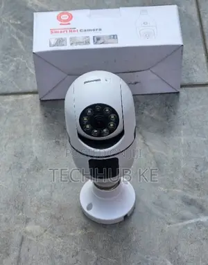 Wireless Bulb CCTV Security Camera Dual View Night Vision