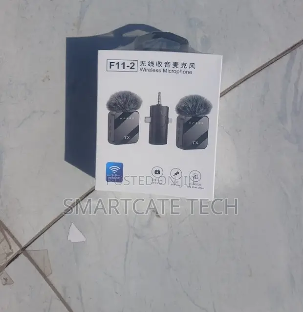F11-2 Dual Wireless Mic Berkalaiti Nzuri na Noise Cancellation - 1