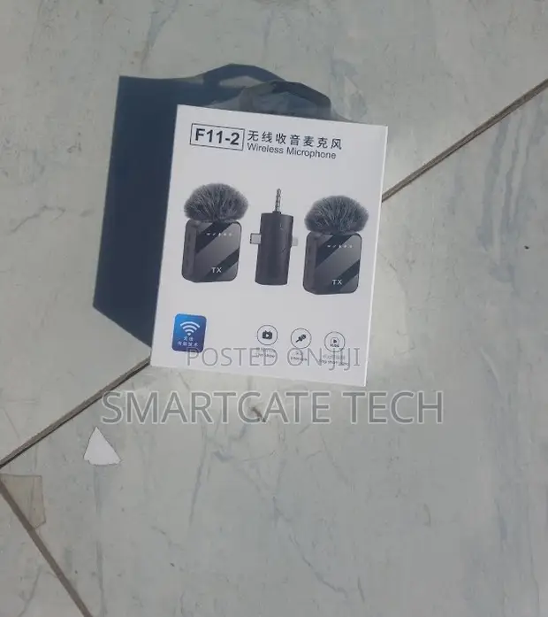 F11-2 Wireless Lavalier Microphone na Noise Cancellation - 1