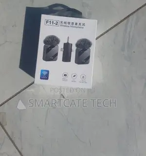 Plug & Play Wireless Lavalier Mic F11-2, Umbali 20m