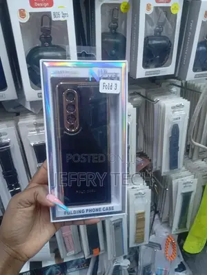 Blue/Black Luxury Folding Phone Case for Samsung Galaxy Z Fold 3