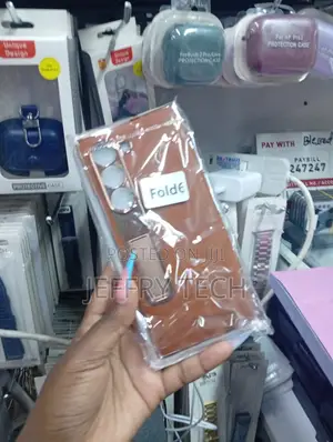 Kifaa cha Ngozi Nyeusi kwa Samsung Galaxy Z Fold 4