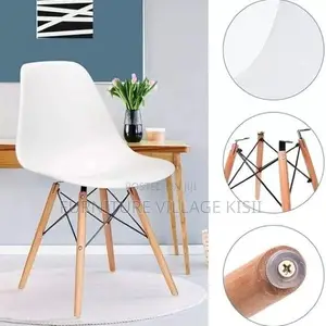 Kiti cha Eames Njano Kisicho na Mikono