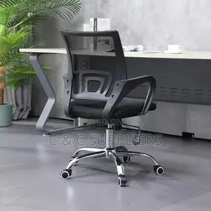Kiti cha Kazi cha Mesh chenye Mgongo Mdogo na Mzunguko