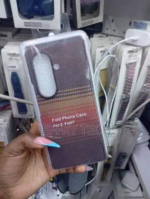 Samsung Galaxy Z Fold 7 Slim Fiber-Style Back Case