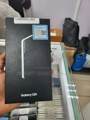 Samsung Galaxy S25 Mpya 256GB Nyeusi