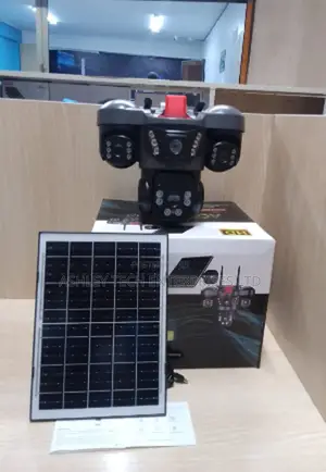 V380 Pro 3-Lens Smart Security Camera with Solar & 4G