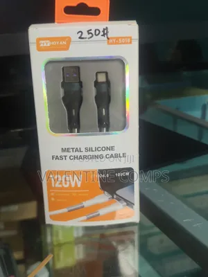 Kebo ya Kuchaji Haraka ya Metal Silicone 120W