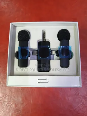 K15 3-in-1 Wireless Lavalier Mic (Type-C, Lightning, AUX)