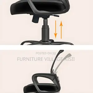 Black Mesh Clerical Office Chair