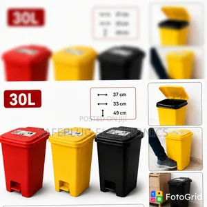 30L Step-on Bin - Choo cha Plastiki cha Usafi