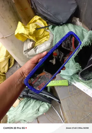 Kioo cha Nyuma cha Gari chenye Miamba ya Bluu