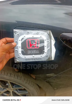 Carbon Fiber Pattern Honda Fuel Tank Stickers