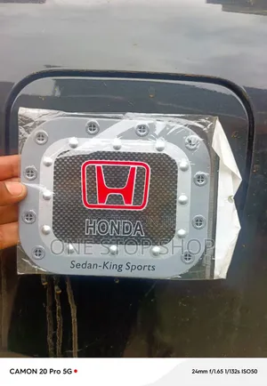 Honda Carbon Fiber Style Fuel Tank Sticker