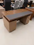 Executive Office Desk na Side Storage - 2