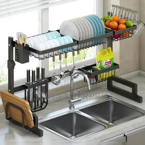 Black High Quality Over the Sink Single Layer