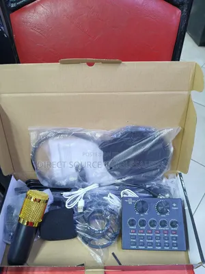 BM800 Microphone ya Condenser na V8 Sound Card