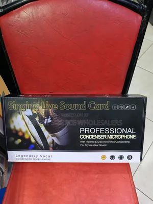 BM800 Condenser Microphone + V8 Sound Card