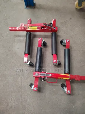 Heavy Duty Hydraulic Vehicle Positioning Dolly - Car Moving Skate