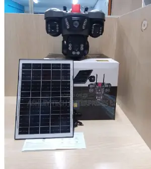 V380 Triple Lens WiFi Security Camera with Siren