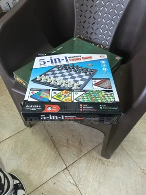 5-in-1 Family Board Game (2-4 Players)